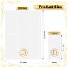 200 Gold Monogram Disposable Napkins - Letter D Hand Towels Decorative, Dinner Napkins for Guest, Monogrammed Hand Towels for Bathroom Wedding Birthday Party Baby Shower view 2