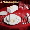 200 Gold Monogram Disposable Napkins - Letter D Hand Towels Decorative, Dinner Napkins for Guest, Monogrammed Hand Towels for Bathroom Wedding Birthday Party Baby Shower view 4