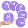 ICEWRAPS Round Ice Packs for Injuries Reusable, Hot & Cold Gel Ice Packs for Injuries, Hot & Cold Packs Compress Soft & Flexible, Fast Relief & Recovery, FSA-HSA Eligible (5-Pack/Purple) view 1