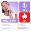 ICEWRAPS Round Ice Packs for Injuries Reusable, Hot & Cold Gel Ice Packs for Injuries, Hot & Cold Packs Compress Soft & Flexible, Fast Relief & Recovery, FSA-HSA Eligible (5-Pack/Purple) view 4