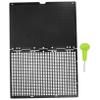 SHERCHPRY 1Set Braille Writing Kit for Blind People Lines Durable Plastic Braille Board with Stylus Essential Writing Accessory for Studying and Learning view 1