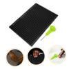 SHERCHPRY 1Set Braille Writing Kit for Blind People Lines Durable Plastic Braille Board with Stylus Essential Writing Accessory for Studying and Learning view 3