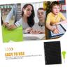 SHERCHPRY 1Set Braille Writing Kit for Blind People Lines Durable Plastic Braille Board with Stylus Essential Writing Accessory for Studying and Learning view 4