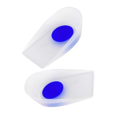 PartyKindom Silicone Heel Pads 1 Pair Soft Shockproof Heel Cushions for Shoes Non-Slip Wear-Resistant Inserts Comfortable Support for Sports and Daily Use