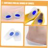 PartyKindom Silicone Heel Pads 1 Pair Soft Shockproof Heel Cushions for Shoes Non-Slip Wear-Resistant Inserts Comfortable Support for Sports and Daily Use view 2
