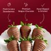 Sharis Berries Artisan Belgian Milk Chocolate Covered Strawberries | Chocolate Covered Strawberry Gift Box | For Mother's Day, Anniversary, Celebrations & Thank Yous (Two Dozen, 24 Berries) view 3