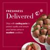 Sharis Berries Artisan Belgian Milk Chocolate Covered Strawberries | Chocolate Covered Strawberry Gift Box | For Mother's Day, Anniversary, Celebrations & Thank Yous (Two Dozen, 24 Berries) view 4