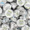255 Pcs Wedding Candy Party Favor Kisses Chocolate (2.5 lb) Botanical Love Is Sweet view 1