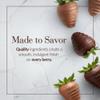 Sharis Berries Artisan Belgian Mixed Milk & Dark Chocolate Strawberries | Chocolate Covered Strawberry Gift Box | for Mother's Day, Anniversary, Celebrations & Thank Yous (Half Dozen, 6 Berries) view 2