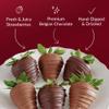 Sharis Berries Artisan Belgian Mixed Milk & Dark Chocolate Strawberries | Chocolate Covered Strawberry Gift Box | for Mother's Day, Anniversary, Celebrations & Thank Yous (Half Dozen, 6 Berries) view 3