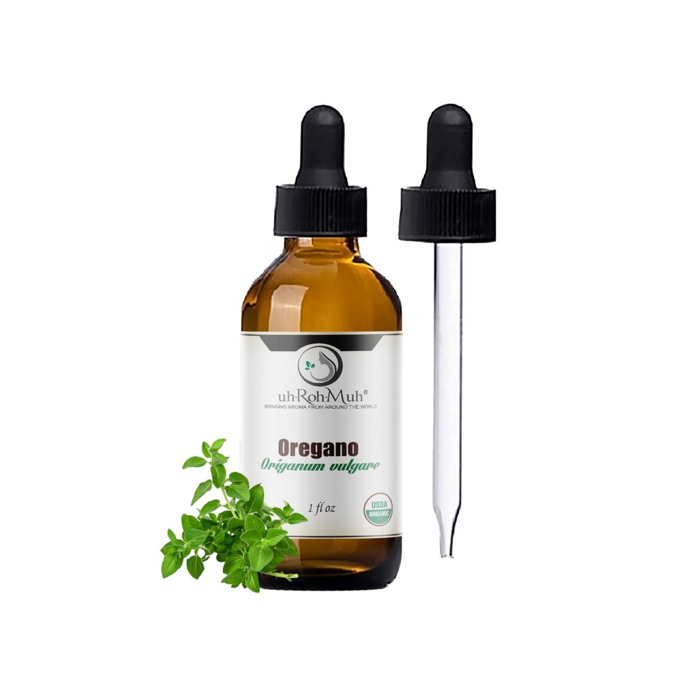 Organic Oregano Essential Oil 100% Pure Steam Distilled | Origanum vulgare from Spain | Natural Aromatherapy Oil for Diffuser, Skin (Diluted), Wellness & Cooking | Therapeutic Grade | 1 Fl Oz