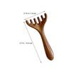 Ipetboom Six Claw Wood Scalp Massage Comb for Acupoint Relief view 2