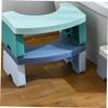 Happyyami Toilet Footstool for Adults and Bathroom Poop Stool with Comfortable Height Non Slip Design for Toilet Potty Training Easy Installation Strong Load Bearing Capacity view 3
