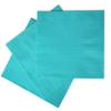Stxy's 3ply Teal Napkins Disposable with (Non-Toxic Ink) Beverage Turquoise napkins Aqua Blue Paper Cocktail Napkin set (60ct) 5" x 5" view 1