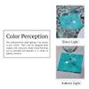 Stxy's 3ply Teal Napkins Disposable with (Non-Toxic Ink) Beverage Turquoise napkins Aqua Blue Paper Cocktail Napkin set (60ct) 5" x 5" view 3