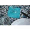 Stxy's 3ply Teal Napkins Disposable with (Non-Toxic Ink) Beverage Turquoise napkins Aqua Blue Paper Cocktail Napkin set (60ct) 5" x 5" view 4
