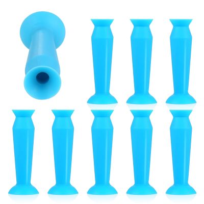 MUQING 8 Pack Ventless Scleral Lens Inserter with Suction Cup on the Bottom