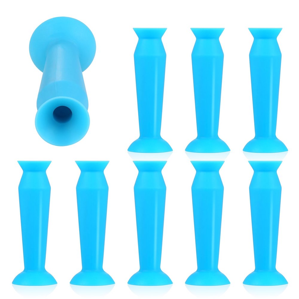 MUQING 8 Pack Ventless Scleral Lens Inserter with Suction Cup on the Bottom