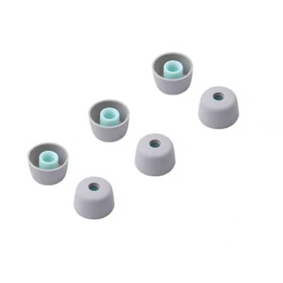6Pcs Silicone Ear Tips for WF-1000XM4 1000XM4 Earbuds Eartips Oneplus Buds Z TWS Tips Headphones Earplugs (Grey, M)