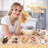 ANZNKU 100Pcs Gold Mylar Bags, Resealable Smell Proof Small Zip Goodie Bag view 3