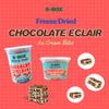 G-BOX Freeze Dried Chocolate Eclair Ice Cream Bites, Enhanced Flavor, Crunchy, Airy, Sweet - Perfect for Camping, Outdoor, Party - Air-tight Sealed in a Deli Container (4 OZ Chocolate Eclair) view 2