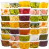 Dealusy 50 Set 16 oz Deli Containers with Lids, Leak-Proof BPA Free Plastic Take Out Bowls, Food Storage Containers for Takeout Meal Prep Storage, Freezer, Microwave & Dishwasher Safe view 1