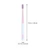 Vaguelly 8PCS Soft Bristle Travel Toothbrush Set Compact Design for Adults Portable Oral Care Tools Small Heads for Travel and Daily Use view 2