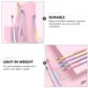 Vaguelly 8PCS Soft Bristle Travel Toothbrush Set Compact Design for Adults Portable Oral Care Tools Small Heads for Travel and Daily Use view 4