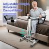 Drexo Patient Lift Transfer Chair, 5 in 1 Patient Lift Wheelchair with 180Split Seat, Height Adjustable Patient Transfer Chair with 4 Casters for Home Seniors Elderly Handicapped, Max Load 440Lbs view 4