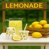 100 Sets 300 Pcs 9 Oz Lemonade Cups With Lids And Drinking Straw, Lemonade Stand Supplies, Lemon Patterned Summer Cold Drink Cup, Disposable Fruit Juice Coffee Paper Cup, Party And Outdoor Supplies view 4