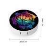 Basketball Tie Dye Contact Lens Case Box Holder Container Daily Contact Lens Organizer for Travel Daliy Use view 2