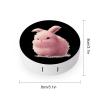 Cute Angora Rabbit Contact Lens Case Box Holder Container Daily Contact Lens Organizer for Travel Daliy Use view 2
