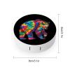 Bear Tie Dye Contact Lens Case Box Holder Container Daily Contact Lens Organizer for Travel Daliy Use view 2
