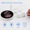 America Grown with Canadian Roots Contact Lens Case Box Holder Container Daily Contact Lens Organizer for Travel Daliy Use view 3