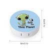 Alienes Cute For This Planet Contact Lens Case Box Holder Container Daily Contact Lens Organizer for Travel Daliy Use view 2