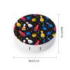 Bowling Ball Black Contact Lens Case Box Holder Container Daily Contact Lens Organizer for Travel Daliy Use view 2
