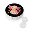 Axolotl with Potato Chips Contact Lens Case Box Holder Container Daily Contact Lens Organizer for Travel Daliy Use view 1