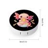 Axolotl with Potato Chips Contact Lens Case Box Holder Container Daily Contact Lens Organizer for Travel Daliy Use view 2