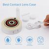 Bullseyes Target Bulls Eyes Contact Lens Case Box Holder Container Daily Contact Lens Organizer for Travel Daliy Use view 3