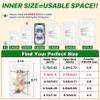 ANZNKU 100Pcs Colorful Mylar Bags, Resealable Smell Proof Small Zip Pouches view 2