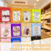 ANZNKU 100Pcs Colorful Mylar Bags, Resealable Smell Proof Small Zip Pouches view 4