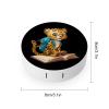 Cheetah Love Book Contact Lens Case Box Holder Container Daily Contact Lens Organizer for Travel Daliy Use view 2