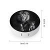 Black And White Animal Lion Contact Lens Case Box Holder Container Daily Contact Lens Organizer for Travel Daliy Use view 2