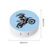 Dirt Bike Motocross USA Flag Contact Lens Case Box Holder Container Daily Contact Lens Organizer for Travel Daliy Use view 2
