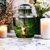Remembrate Cat Funeral Urns for Adult Ashes Women and Men 3 Inch with 10 Inch Set - Forest Cremation Urns for Burial - Brown Funeral Urn for Mother and Father Remains - Mini Urn for Daughter view 4