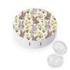 Beautiful Flowers Bunny Contact Lens Case Box Holder Container Daily Contact Lens Organizer for Travel Daliy Use view 1