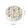 Beautiful Flowers Bunny Contact Lens Case Box Holder Container Daily Contact Lens Organizer for Travel Daliy Use view 2