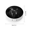 Black And White Lion Butterfly Contact Lens Case Box Holder Container Daily Contact Lens Organizer for Travel Daliy Use view 2