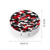 Black Red White Camouflage Contact Lens Case Box Holder Container Daily Contact Lens Organizer for Travel Daliy Use view 2