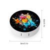Atom Symbol Watercolor Contact Lens Case Box Holder Container Daily Contact Lens Organizer for Travel Daliy Use view 2